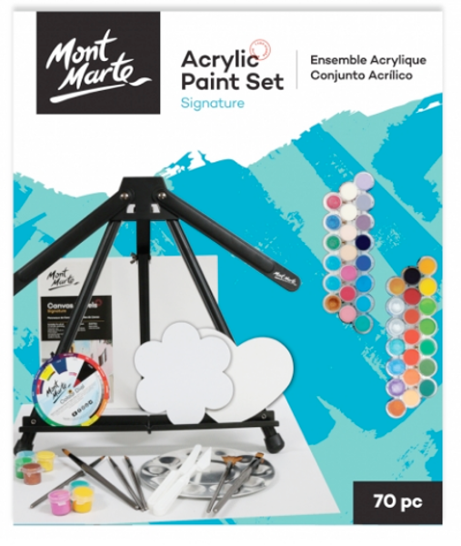 Picture of Mont Marte Signature Acrylic Paint Set 70pc