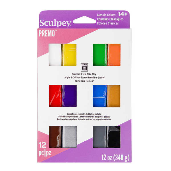 Picture of Sculpey Premo 12pk Sampler Set Classic Colours