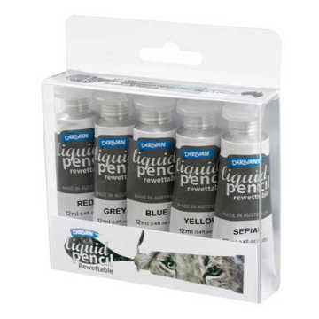 Show details for Derivan Liquid Pencil Set - Rewettable Picture of Derivan Liquid Pencil Set - Rewettable