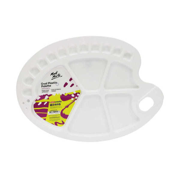 Picture of Mont Marte Oval Plastic Palette 34X25cm