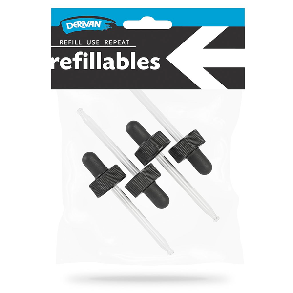 Picture of Derivan Refillables Glass Dropper 4pk