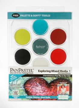 Show details for PanPastel Exploring Mixed Media 1 Kit 7pk Picture of PanPastel Exploring Mixed Media 1 Kit 7pk