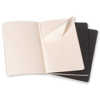 Picture of Moleskine Cahier Plain Journals Black 3pk