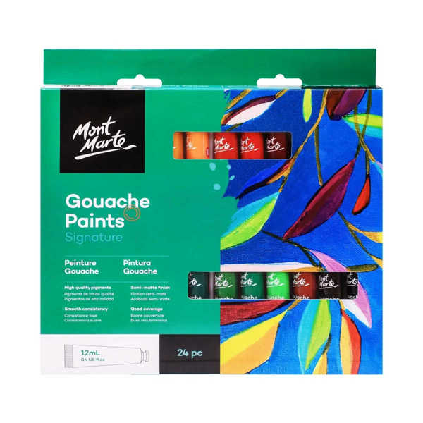 Picture of Mont Marte Signature Gouache Paints 24pce