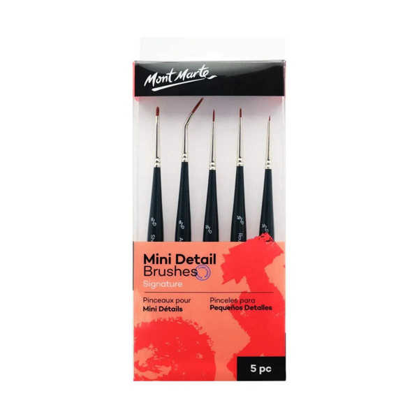 Picture of Mont Marte Mini Detail Brush Set 5pce