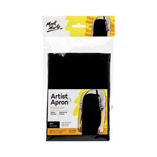 Picture of Mont Marte Artist Apron Black