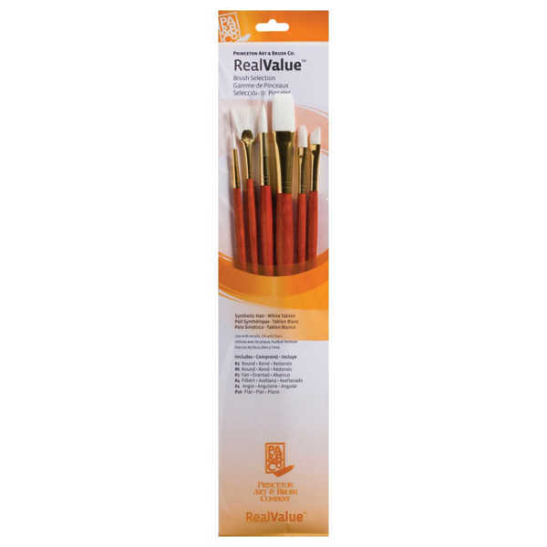 Picture of Princeton Real Value Brush Set Orange 6Pk