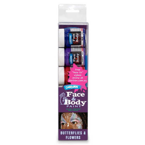 Picture of Derivan Face Paint Sets- Butterflys