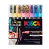 Picture of Uni POSCA Marker Pen PC-3M Fine Set of 8 Pastels