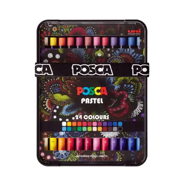 Picture of Uni POSCA Wax Pastels Set 24pk
