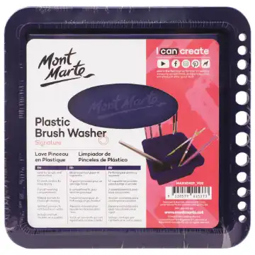 Show details for Mont Marte Brush Washer Twin Plastic Picture of Mont Marte Brush Washer Twin Plastic