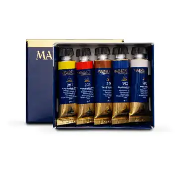 Show details for Maimeri Puro Intro Oil Colour Set 5pk Picture of Maimeri Puro Intro Oil Colour Set 5pk