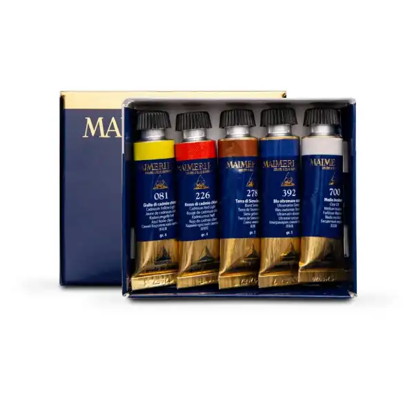 Picture of Maimeri Puro Intro Oil Colour Set 5pk