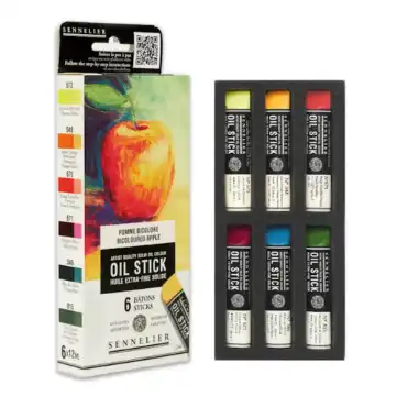 Show details for Sennelier Artist Oil Stick Mini Set - Apple Picture of Sennelier Artist Oil Stick Mini Set - Apple