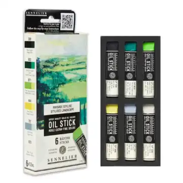 Show details for Sennelier Artist Oil Stick Mini Set - Landscape Picture of Sennelier Artist Oil Stick Mini Set - Landscape
