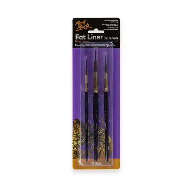 Picture of Mont Marte Fat Liner Brush Set