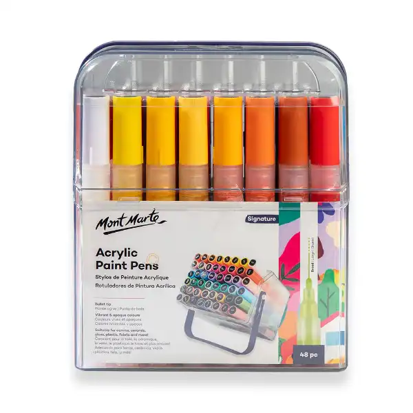 Picture of Mont Marte Acrylic Paint Pens Broad Tip 48pk