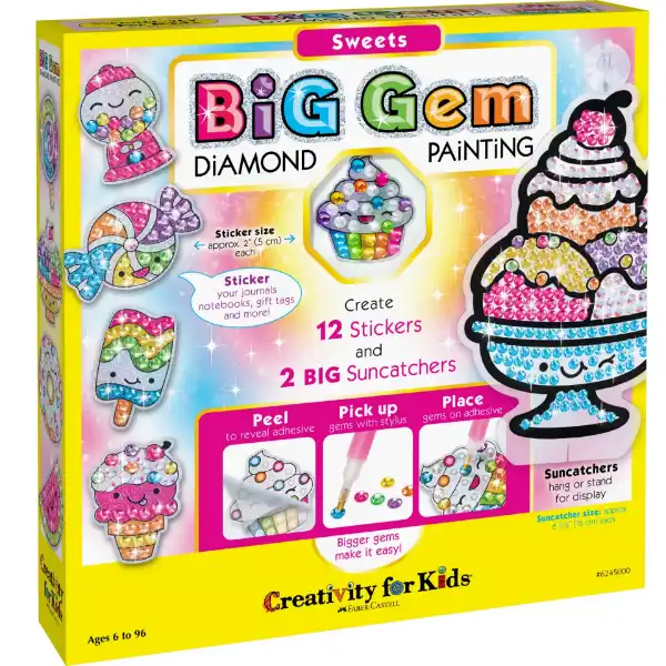 Picture of Faber Castell Big Gem Diamond Painting Kit-  Sweets